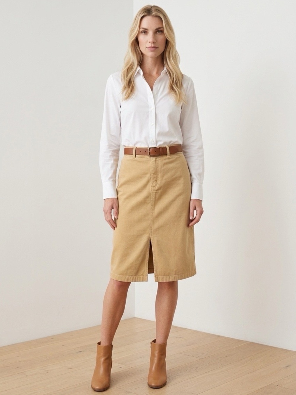 Vintage Y2K Banana Republic Turkish Cotton Pencil Skirt Size 10